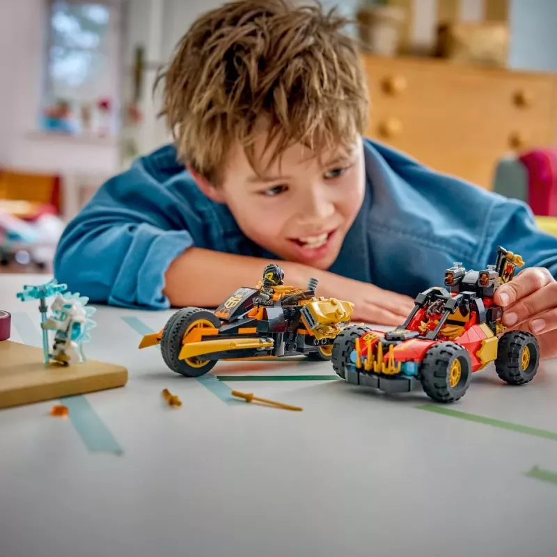 LEGO NINJAGO 71864 Kai a Cole kombi vozidlá (394 dielov)