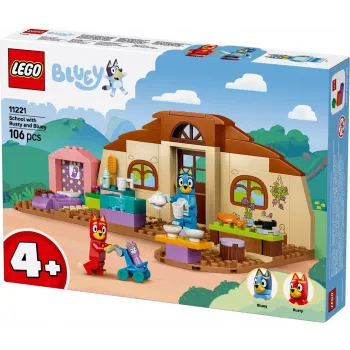 LEGO Bluey 11221 Škola s Rustym a Bluey (106 dielov)