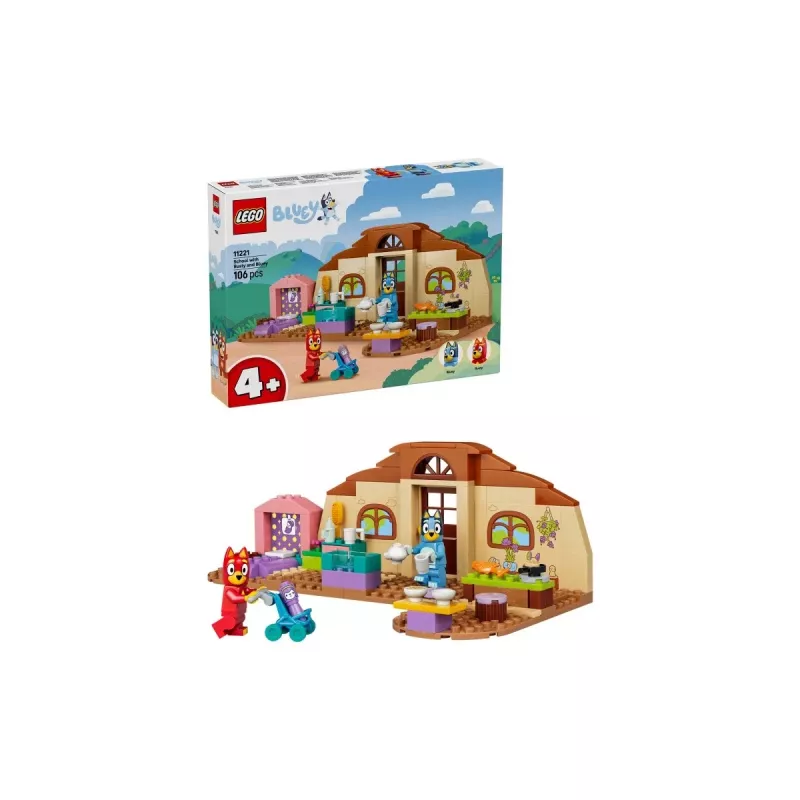 LEGO Bluey 11221 Škola s Rustym a Bluey (106 dielov)