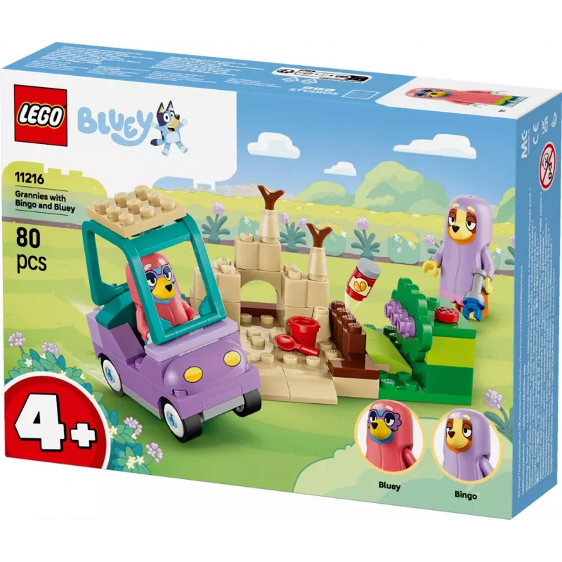 LEGO Bluey 11216 Oma s Bingo a Bluey (80 dielov)