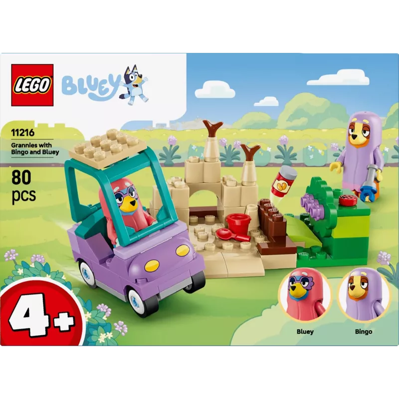 LEGO Bluey 11216 Oma s Bingo a Bluey (80 dielov)