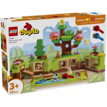 LEGO DUPLO 10480 Objavný les s divokými zvieratami (131 dielov)