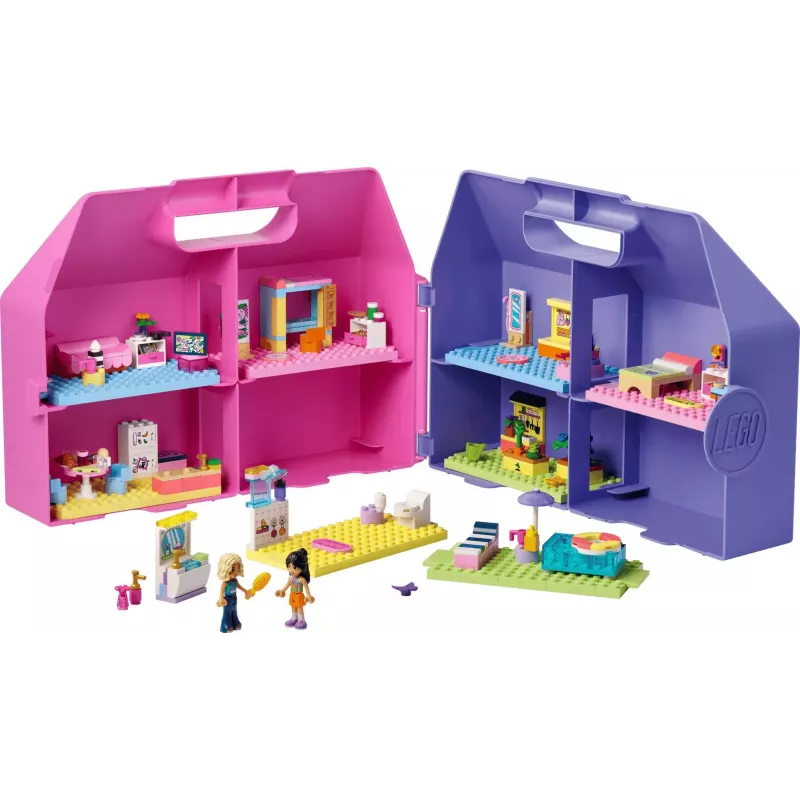 LEGO Friends 42697 Kreatívny kufrík s domčekom pre bábiky (355 dielov)