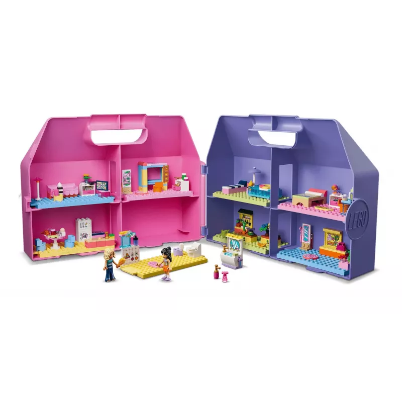 LEGO Friends 42697 Kreatívny kufrík s domčekom pre bábiky (355 dielov)