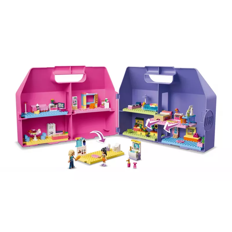 LEGO Friends 42697 Kreatívny kufrík s domčekom pre bábiky (355 dielov)