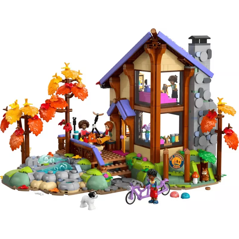 LEGO Friends 42705 Útulná jesenná lesná chata (1229 dielov)