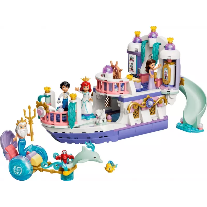 LEGO Disney 43299 Arielinej kráľovská svadobná loď (519 dielov)