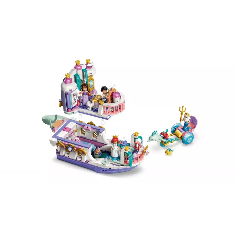 LEGO Disney 43299 Arielinej kráľovská svadobná loď (519 dielov)