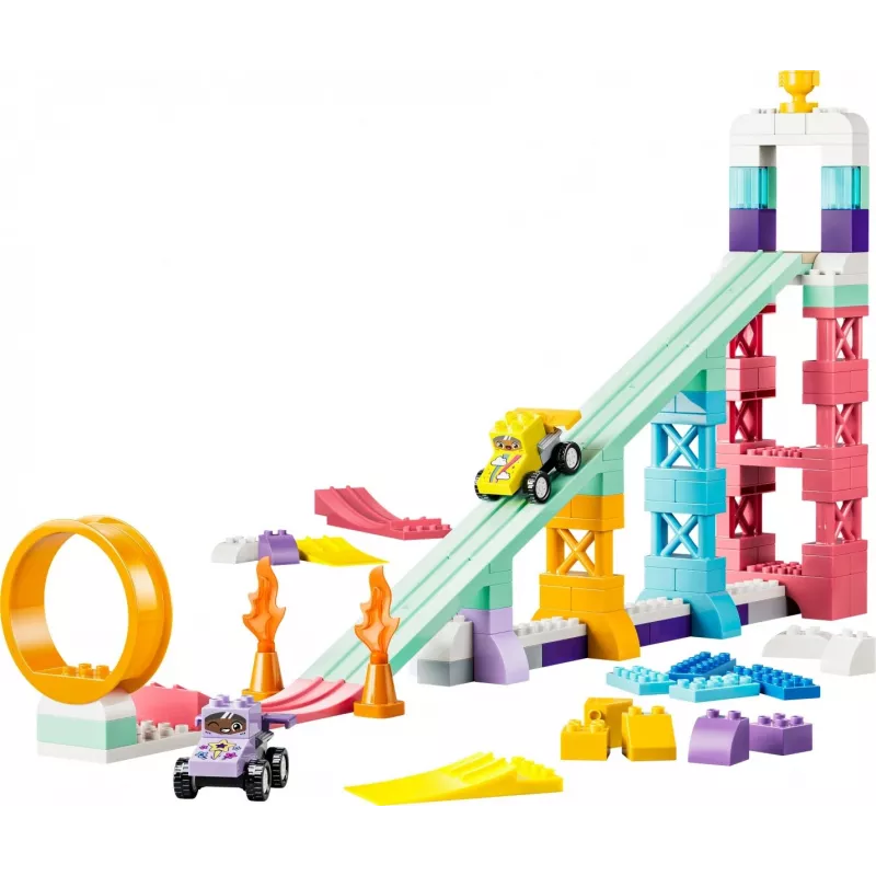 LEGO DUPLO 10478 3 v 1 Kreatívne rampy s vozidlami