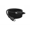 DIGITUS USB4 Version 2.0 Silicone kábel USB-C na USB-C 80Gbps 240W 16K 0,5m čierny AK-300350-005-S
