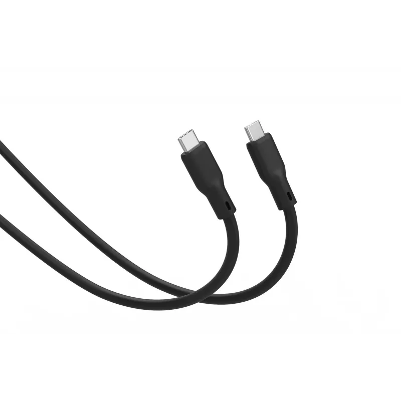 DIGITUS USB4 Version 2.0 Silicone kábel USB-C na USB-C 80Gbps 240W 16K 0,5m čierny AK-300350-005-S