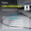 DIGITUS USB4 Version 2.0 Silicone kábel USB-C na USB-C 80Gbps 240W 16K 0,5m čierny AK-300350-005-S