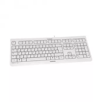 CHERRY KC 1000 káblová USB klávesnica - španielske rozloženie QWERTY, svetlosivá