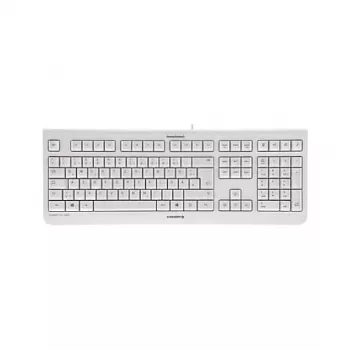CHERRY KC 1000 káblová USB klávesnica - španielske rozloženie QWERTY, svetlosivá