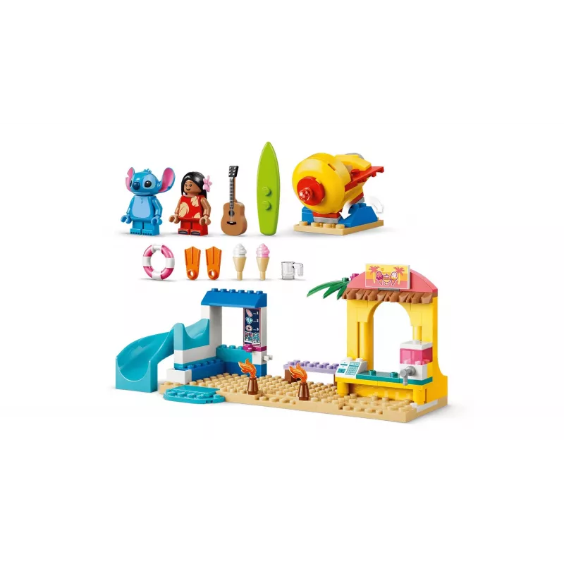 LEGO Disney 43280 Zábava na pláži s Lilo & Stitch (113 dielov)