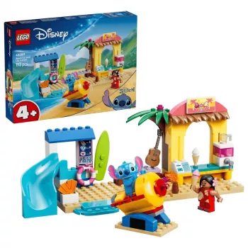 LEGO Disney 43280 Zábava na pláži s Lilo & Stitch (113 dielov)