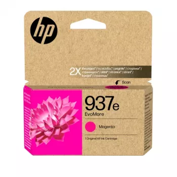 HP 937e EvoMore Magenta Original atramentová kazeta (4S6W7NE)