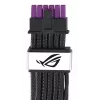ASUS ROG Equalizer 12V-2x6 PCIe 5.1 / ATX 3.1 napájací kábel pre GPU, 0,75 m, 16 AWG, čierny (90YE00BN-B0QA00)