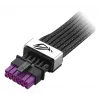 ASUS ROG Equalizer 12V-2x6 PCIe 5.1 / ATX 3.1 napájací kábel pre GPU, 0,75 m, 16 AWG, čierny (90YE00BN-B0QA00)