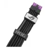 ASUS ROG Equalizer 12V-2x6 PCIe 5.1 / ATX 3.1 napájací kábel pre GPU, 0,75 m, 16 AWG, čierny (90YE00BN-B0QA00)