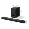 LG S80TY 3.1.3-kanálový 480W Dolby Atmos soundbar s bezdrôtovým subwooferom