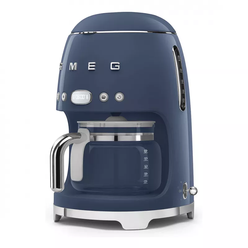 SMEG DCF02NBEU 50's Retro Style prekvapkávací filtrový kávovar 1,4L 10 šálok Navy Blue
