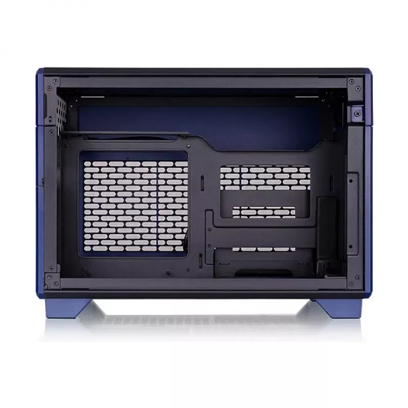 Thermaltake TR100 Koralie Edition Mini-ITX SFF skriňa Cobalt Blue - PCIe 4.0 Riser, SFX PSU, 360mm GPU - CA-11A-00SPNN-AR