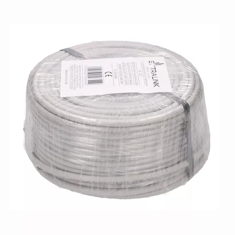 Extralink CAT7 S/FTP indoor twisted pair inštalačný kábel 50 m EX.96549