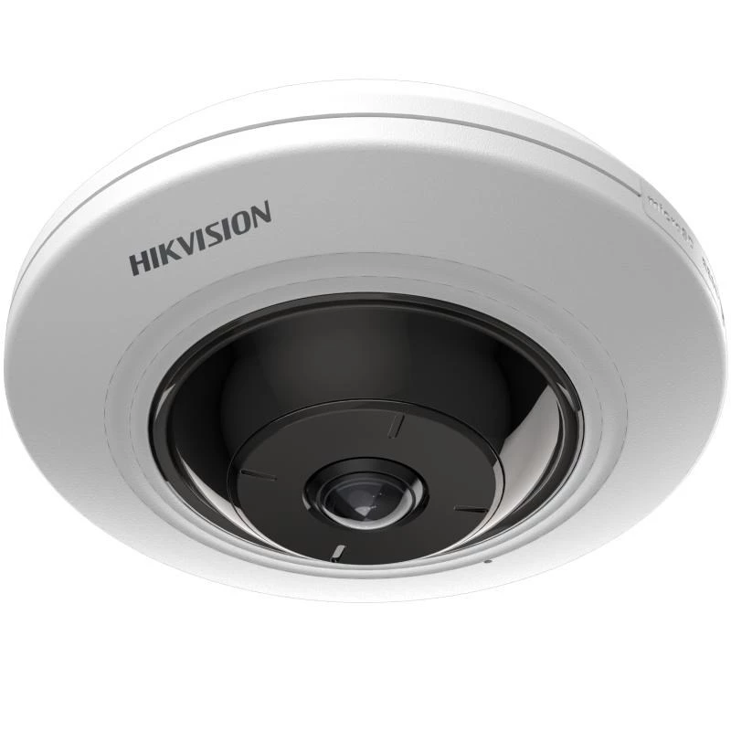 Hikvision DS-2CD3956G2-ISU 5MP AcuSense 180° panoramatická rybie oko IP kamera, 1,05mm, vstavaný mikrofón, interiér