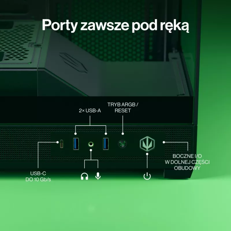 ENDORFY Fishtank 6000 Flex Mid-Tower PC skriňa - čierna, dvojité temperované sklo, USB-C, E-ATX, Back-Connect Ready (bez ventilátorov)