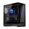 ENDORFY Fishtank 6000 Flex Mid-Tower PC skriňa - čierna, dvojité temperované sklo, USB-C, E-ATX, Back-Connect Ready (bez ventilátorov)