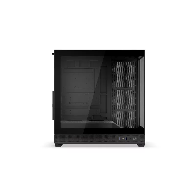 ENDORFY Fishtank 6000 Flex Mid-Tower PC skriňa - čierna, dvojité temperované sklo, USB-C, E-ATX, Back-Connect Ready (bez ventilátorov)