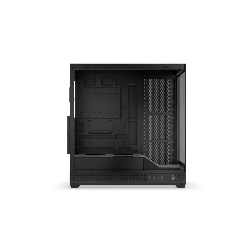 ENDORFY Fishtank 6000 Flex Mid-Tower PC skriňa - čierna, dvojité temperované sklo, USB-C, E-ATX, Back-Connect Ready (bez ventilátorov)
