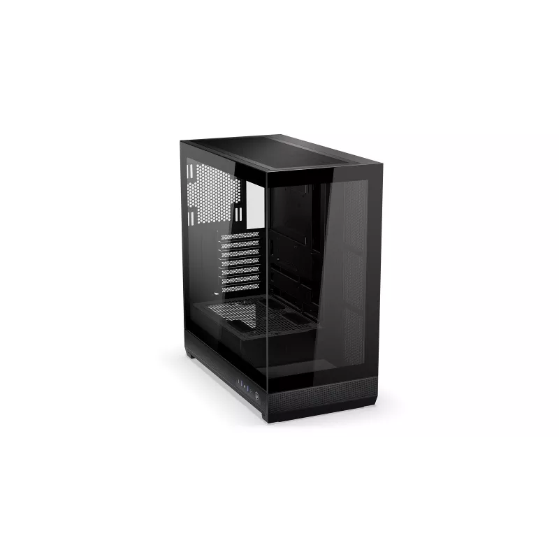 ENDORFY Fishtank 6000 Flex Mid-Tower PC skriňa - čierna, dvojité temperované sklo, USB-C, E-ATX, Back-Connect Ready (bez ventilátorov)