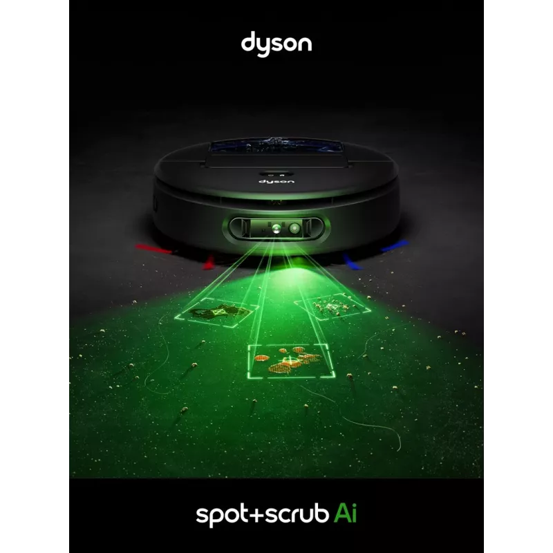 Dyson Spot+Scrub Ai mokrý a suchý vysávač robot 586183-01 čierny