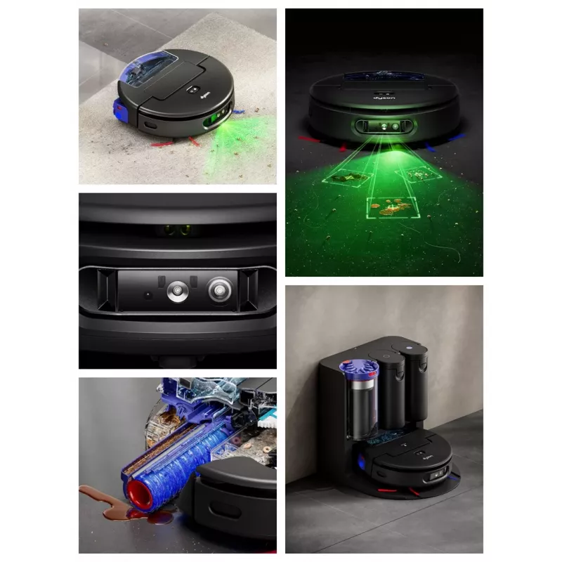 Dyson Spot+Scrub Ai mokrý a suchý vysávač robot 586183-01 čierny