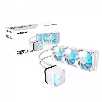 GIGABYTE EAGLE 360 ICE 360 mm procesor All-in-One kvapalinový chladič 12 cm biela 1 kus