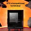 ENDORFY Ventum 400 ARGB ATX PC skriňa - čierna, temperované sklo, 4x Stratus 120 PWM ARGB ventilátor, ARGB & PWM Controller, USB-C