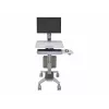Ergotron WorkFit C-Mod Single LD sit-stand pracovná stanica na kolieskach 24-198-055 do 27