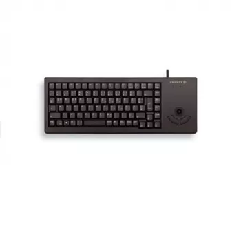Cherry G84-5400 XS trackball kompaktná klávesnica španielske rozloženie USB čierna