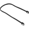 Sharkoon SATA III kábel 60 cm čierny s opletením