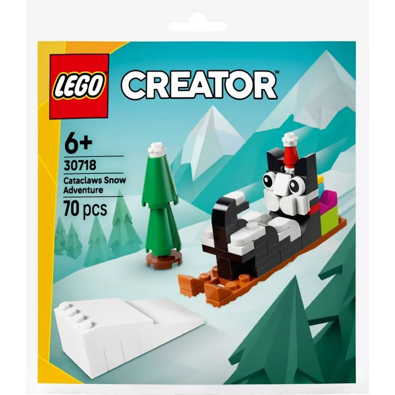 LEGO Creator 30718 Cataclaws Snow Adventure Polybag 60-dielna 3-in-1 stavebnica
