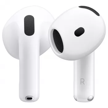 Apple AirPods 4. generácie True Wireless slúchadlá s MagSafe nabíjacím puzdrom - biela (MXP63LL/A)