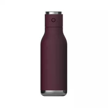 ASOBU Wireless Beat izotermická fľaša z nehrdzavejúcej ocele s Bluetooth reproduktorom 0,5 L červená