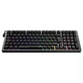 ASUS ROG Strix Morph 96 Wireless herná klávesnica, 96% layout, ROG NX Snow Switches, Hot-Swappable, Tri-Mode Connectivity, čierna