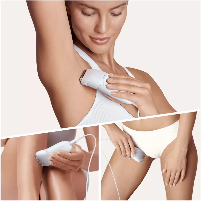 Braun Silk-épil 5 5-825 Power epilátor, biela/ružová, 28 pinzet, MicroGrip, káblový