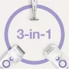 Braun Silk-épil 5 5-825 Power epilátor, biela/ružová, 28 pinzet, MicroGrip, káblový