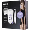 Braun Silk-épil 5 5-825 Power epilátor, biela/ružová, 28 pinzet, MicroGrip, káblový