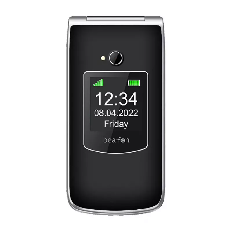 Bea-fon Silver Line SL605 tlačidlový telefón Dual-SIM čierny strieborný