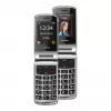 Bea-fon Silver Line SL605 tlačidlový telefón Dual-SIM čierny strieborný